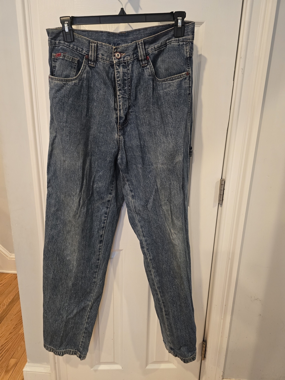 Vintage Y2K Platinum FUBU Carpenter Jeans Mens 34x34 Distressed Skater Denim